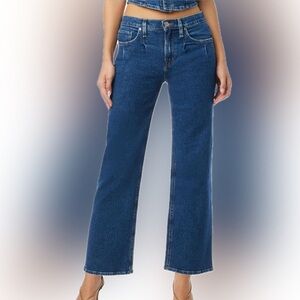 Hudson ‘Rosie’ Blue Denim Wide Leg Jeans